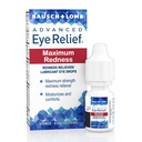 Bausch + Lomb Advanced Eye Relief, Maximal Redness Reliever och Lubricant Eye Drops, Soothes Burning & Irritated Dry Eyes, Moisturizes & Comforts, 0.5 Fl Oz (Pack of 6)