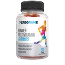 Runner Multivitamin Gummies - Daglig vitamin för körning med vitamin A, C, D, E och B Complex - 50% mindre socker - Antioxidanter, återhämtning, uthållighet och energi Gummy - Certifierad körsup
