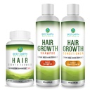 Bästa Earth Naturals Hårtillväxt Starter Set med hårtillväxt vitaminer, schampo och konditionär