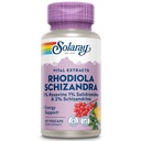 SOLARAY Rhodiola Schizandra - Rhodiola Rosea Extract - Energistöd och yrkesstressförsörjning - Vegan, Lab Verified, 60-dagars garanti - 60 portioner, 60 VegCaps