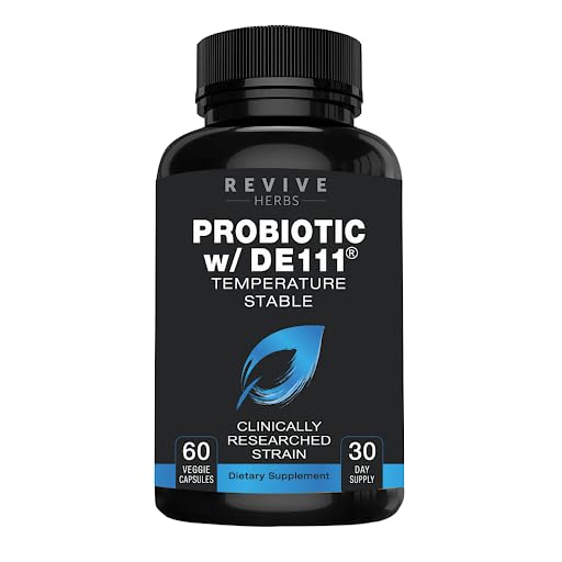 Avancerad probiotikum med DE111 Strain (Bacillus subtilis). Spore Forming Probiotic. Ingen kylning behövde 11,5 miljarder organismer. Probiotika för kvinnor och män. 60 grönsaker kapslar.