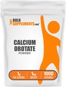 BulkSupplements.com Calcium Orotate Powder - Calcium Supplement, High Bioavailability - Unflavored & Gluten Free, 1g per Servering, 1kg (2,2 lbs) (Pack av 1)