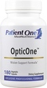 Patient One OpticOne | Tillägg för att stödja optisk nervhälsa och synfunktion* | Med vitamin A och E, lutein, ALA och mer | 180 kapslar