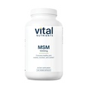 Vitala näringsämnen - MSM 1000 mg - naturlig form av organisk svavel - 240 kapslar
