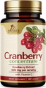 Cranberry Pills Supplement 25,000mg - Färsk Cranberry Equivalent med vitamin C & E - Urinary Tract Health Support, Sugar Free Formula, Fruit Powder Extract - Non-GMO, Bottled i USA - 120 kapslar