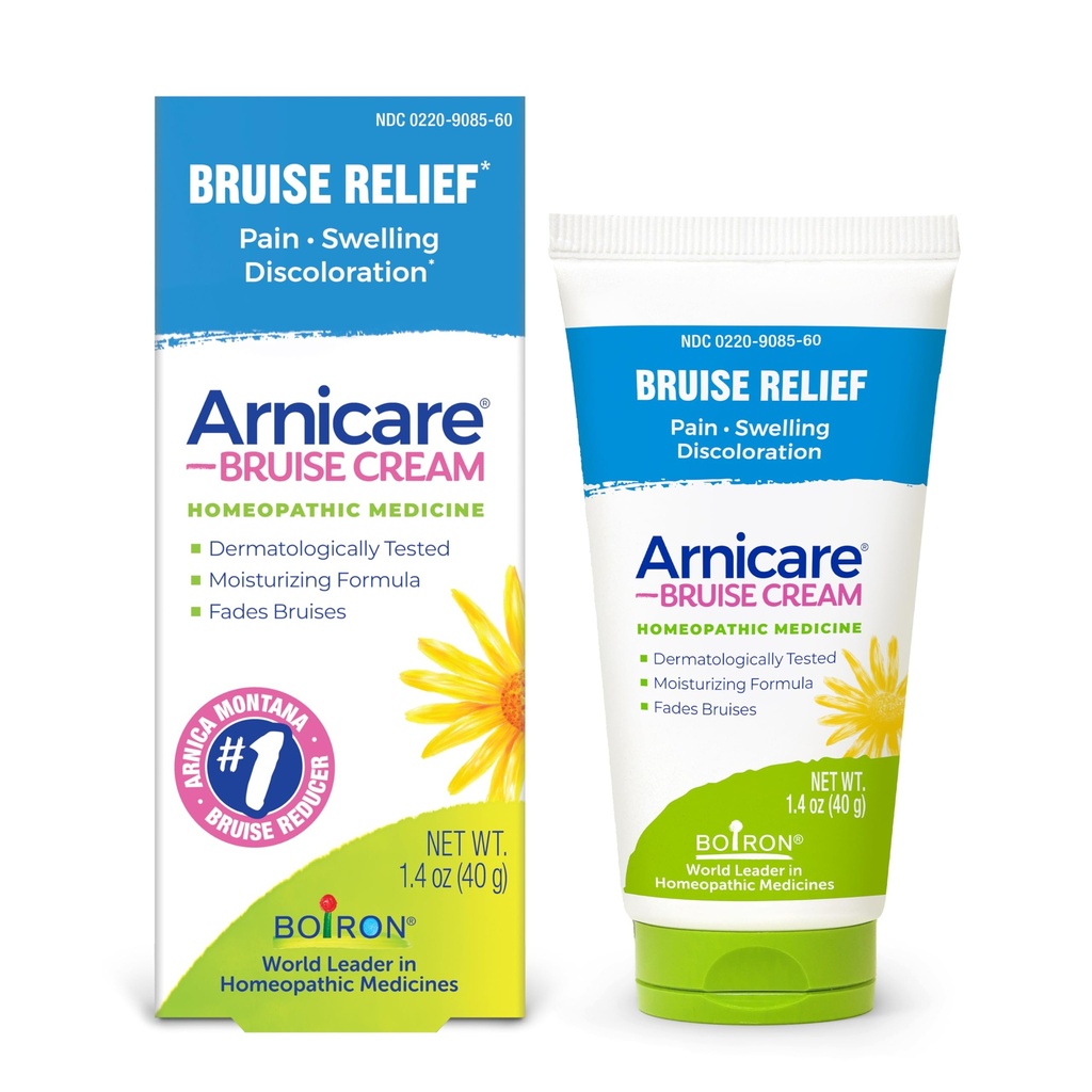 Boiron Arnicare Bruise Cream for Pain Relief from Bruising and Swelling or Discoloration from Injury - 1.4 oz