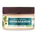 Himalaya Organic Ashwagandha Powder, 45 Day Supply - Herbal Adrenal Support för Stress Relief, Energy Support och Occasional Sleeplessness - USDA Organic, Non-GMO, Vegan, Gluten Free, Flavorless 4 uns