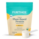 Ytterligare Food Organic Vegan Protein Powder Vanilla - 20 g växtbaserad protein, organisk proteinpulver med svamp & Seaweed, Vegan, Non GMO, Gluten Free, Dairy Free 19.05 Oz