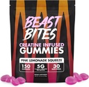 BEAST BITES - Kreatininfuserade Gummies - 5g Creapure Creatine Monohydrate Per Serving - NSF Certified for Sport - 30 portioner