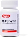 Rugby Multivitamin med Zink Stress Formel - Kosttillskott - 60 tabletter
