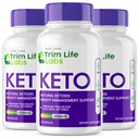 Rize labs - Trim Life Labs Keto Capsules - Viktminskning piller - Stöd maximal styrka Formel, Keto + ACV Supplement (180 kapslar)