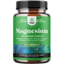 Hög Absorption Magnesium Komplex Supplement - Magnesium Oxide 500mg med Citrate 500mg för sömn och humörstöd - Rent Citrat per portion för muskelmassa och matsmältning