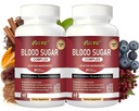 Blood Sugar Complex Supplement - Supports Healthy Blood Sugar Levels, All Natural with Cinnamon Bitter Melon Chromium Garlic Hibiscus Olive Leaf Mulberry Non-GMO - 120 Capsules
