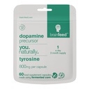 Dopamintillskott | 800mg l-tyrosintillskott | Naturdopamin Booster För Fokus, Energi, Alertness & Motivation | 60 kapslar - 1 per dag | Dopamin Brain Food Supplement |Thyroid stöd