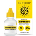 Vitamin D3 Drops för vuxna 4-månaders leverans - vattenlösligt flytande vitamin D, icke-GMO, Kosher Supplement - Lätt att Absorb, No Stir, Flavorless D3 Liquid för mat eller dryck