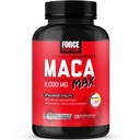 Force Factor Maca Max, Maca Root Capsules för att maximera Vitality & Performance, Made with Black Maca, Red Maca & Yellow Maca Powder, Maca Root Powder, 2000mg, 120 kapslar