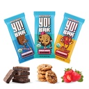 Ja! Bar by Bearded Brothers Vegan Organic Kids Bar | Gluten Free, Paleo och Whole 30 | Soy Free, Non-GMO, Low Glycemic, No Sugar Added, Fiber + Whole Foods | Variety 3 smakpaket | 25 Bars