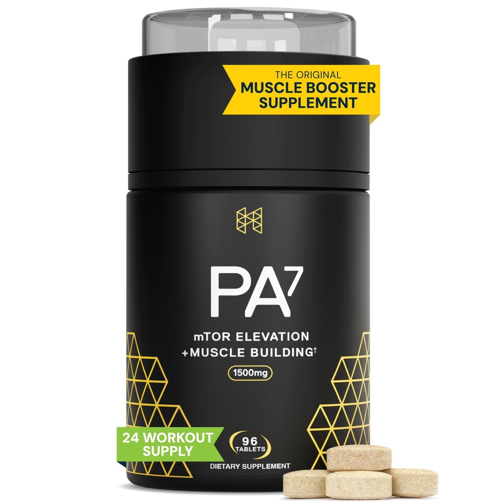HPN PA(7) Fosfatidic Acid Muscle Builder Top Natural Muscle Builder - Boost mTOR | Bygg massa och styrka från din träning | 30 Day Supply
