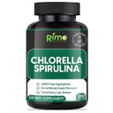 Lab Testade Spirulina och Chlorella Capsules 1000 mg Per servering- renaste icke-strålade blå gröna alger - Bästa Raw Vegan protein - grön superfood