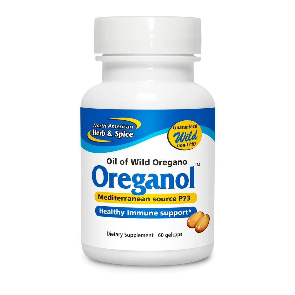 North American Herb och Spice, Oreganol P73 Gel-Capsules, 60-Count