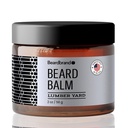 Beard Balm för män - Utility Balm Travel Pack - Stöder tjockare skägg, Lumber Yard Scent, naturliga ingredienser smör minskar torrhet och förbättrar utseende - 2 oz