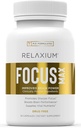 Relaxium Focus Max, Brain & Focus Health Supplement, Beprövad koncentration, fokus, minne och Nootropics Booster, MD Formulerad med Huperzine, Bacopa och mer, 1-månaders leverans (30 kapslar)
