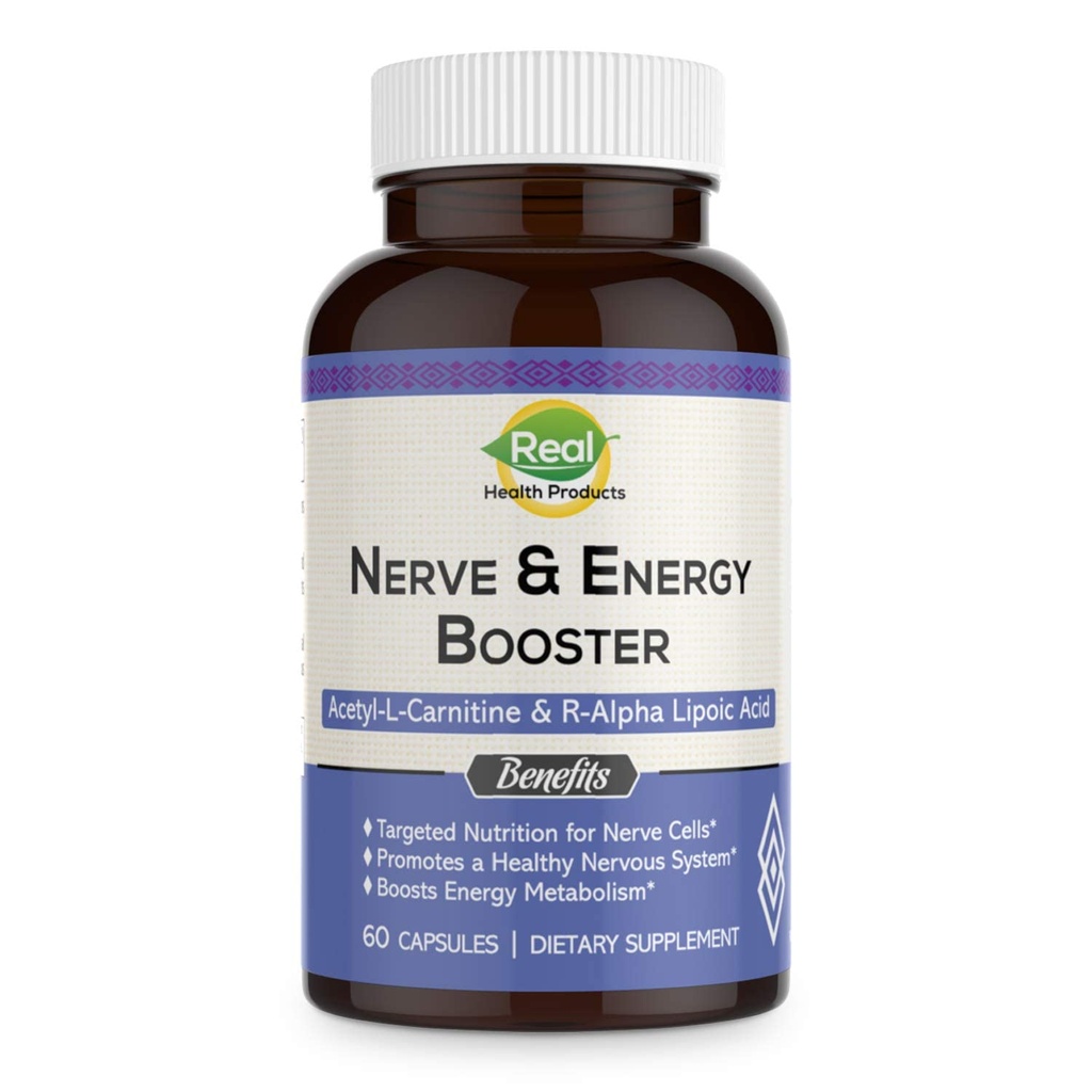 ALA Supplement - R-Alpha Lipoic Acid 300mg & Acetyl L-karnitin 1000mg - Nerve & Energy Booster för Nerve, kardiovaskulär, kognitiv funktion och antioxidantstöd, 60 kapslar, 30 dagars leverans