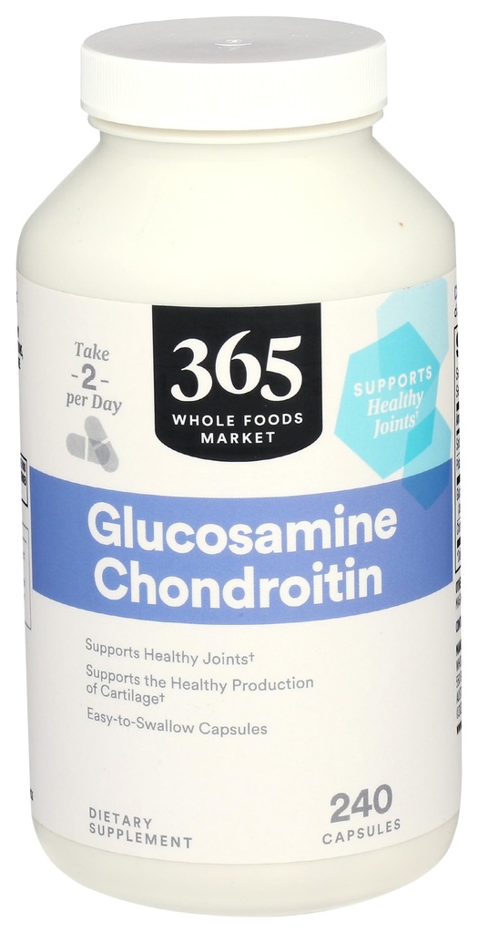 365 av Whole Foods Market, Glucosamine Chondroitin, 240 Count