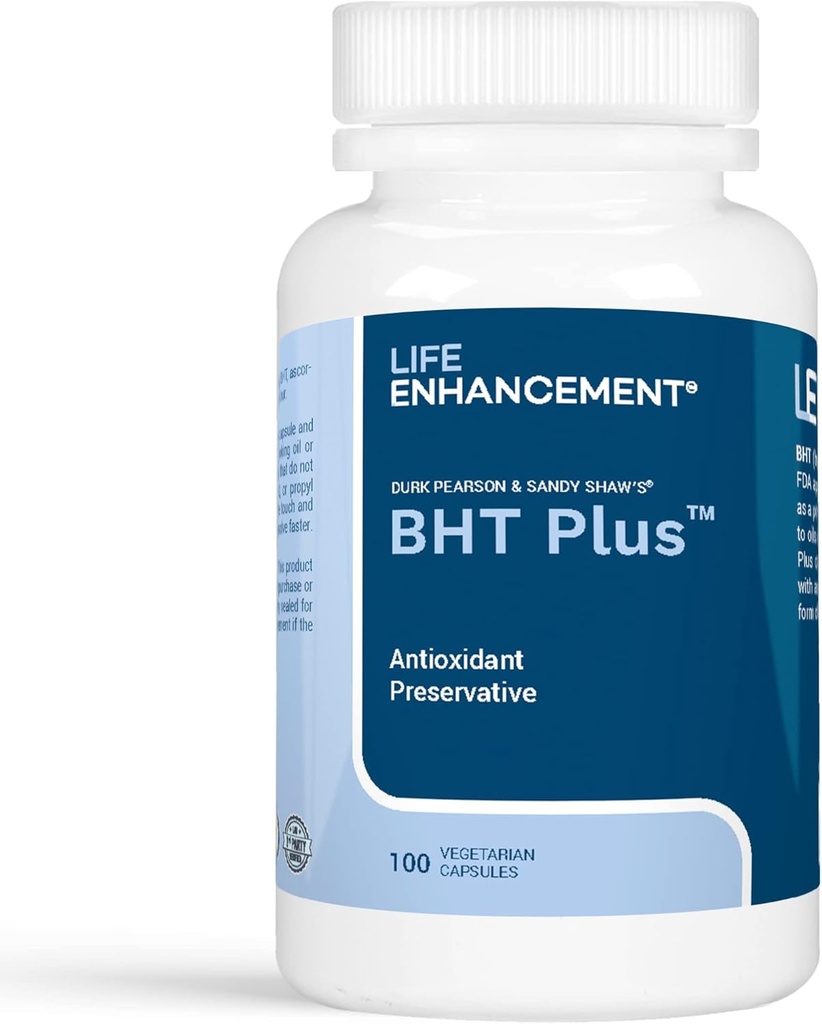 Life Enhancement Durk Pearson & Sandy Shaws BHT Plus, 100 kapslar