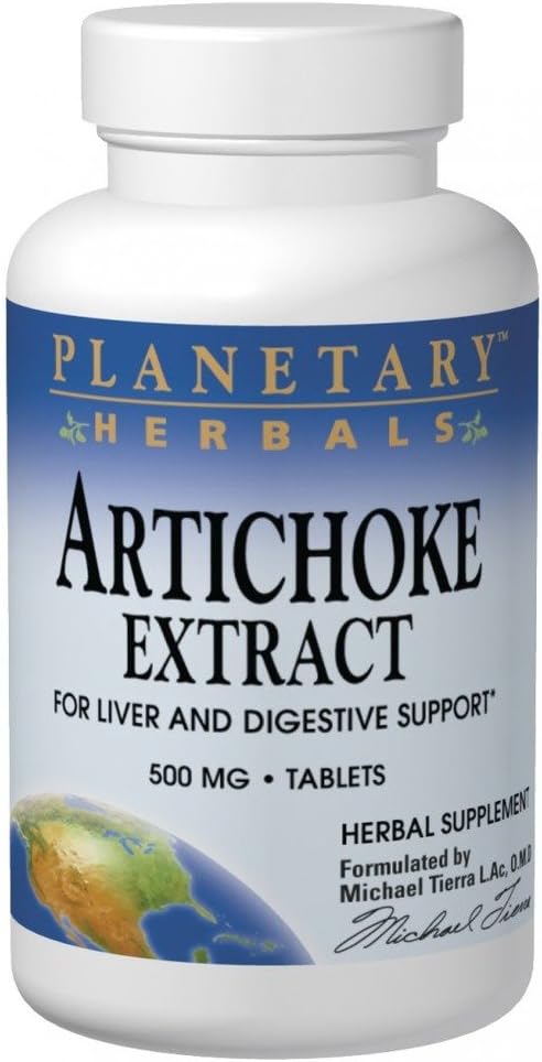 Planetariska örter Artichoke Extract 500mg, 120 tabletter
