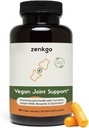 Gurkmeja, Vegan MSM, Boswellia, Quercetin - Vegan Joint Support Supplement, främjar gemensam rörlighet och flexibilitet, funktion och komfort, brosk reparation, smidig rörelse, hälsosam åldrande (60Ct / 30Day)