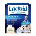 Lactaid Fast Act Lactose Intolerance Relief Chewables med Natural Lactase Enzyme för att förhindra Gas, Bloating & Diarrhea På grund av laktoskänslighet, On-the-Go, Vanilla Twist Flavor, 60 x 1 ct