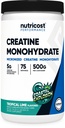 Nutricost Creatine Monohydratpulver (Coastal Explosion, 500 Gram) - Micronized Creatine Supplement - Vegan, GMO-Free, Gluten Free