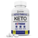Keto Thrive Keto ACV Extreme Pills 1675MG Keto Support Blend Capsule Alternativ till Keto ACV Gummies Formulerad med Apple Cider Vinegar Extra Virgin Olive Oil Powder Green Tea Leaf 60 kapslar