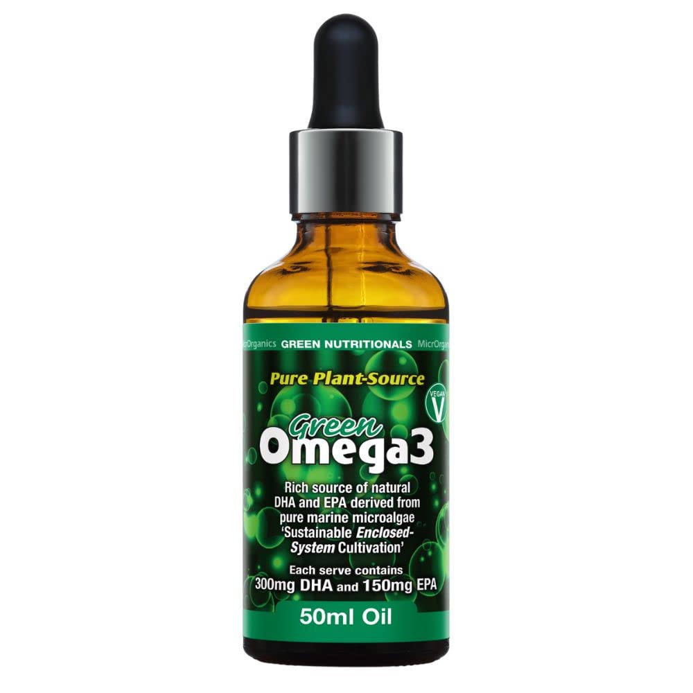 Gröna näringsämnen Vegan Omega3 50ml Olja - Vegan Vegetarian Kid Pet Friendly