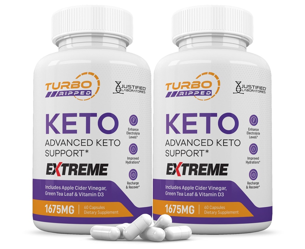 Turbo Ripped Keto ACV Extreme Pills 1675MG Keto Support Blend Capsule Alternativ till Keto ACV Formulerad med Apple Cider Vinegar Extra Virgin Olive Oil Powder Green Tea Leaf 120 kapslar