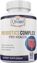 Probiotic Complex Pro Health - Digestive Balance och Immune Support - Naturligt och organiskt tillskott - Dagligt probiotiskt stöd - Vegan och icke-GMO - Gjord i USA - 60 kapsel