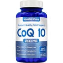 CoQ10 200mg kapslar | Vegan Friendly Coenzyme Q10 200mg från Easy Absorption Ubiquinone Supplement for Skin Heart and Energy Support | Made in the USA in cGMP Facilities (200 portioner)