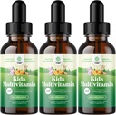 Natures Craft Liquid Multivitamin för barn Immunity Support - Yummy Toddler Multivitamin Supplement med en C D3 E B6 och D3 Liquid Vitaminer för barn i alla åldrar - Hög Absorption (3 Pack)