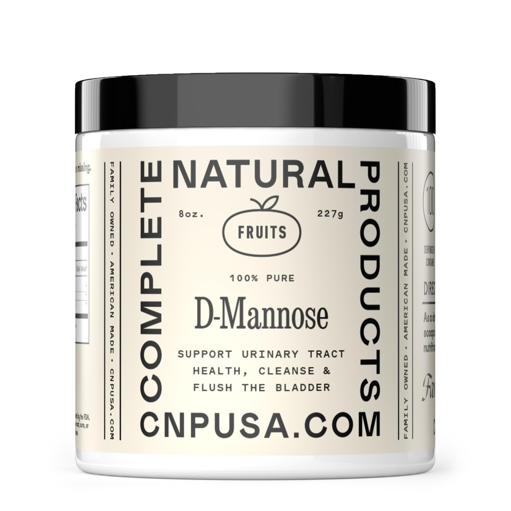 D Mannose Powder Supplement 8oz - Powder D Mannose for Urinary Tract & Bladder Health Support, Bulk Easy Mix Formula, 115 Servings, No Fillers, Non GMO & Gluten Free Support, Kosher Certified Made USA