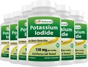 Bästa naturliga kaliumjodid 130 mg per portion - Kosttillskott, 90 tabletter (6)