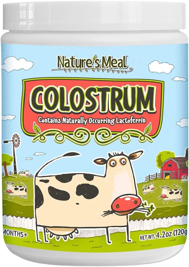 Immunstöd för barn - Colostrum Powder, Natural Super Food med Lactoferrin, IgG och PRPS 4.2 oz. Ålder 6 månader +
