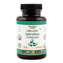 USDA Organic Spirulina kapslar - 100% Pure Vegan Supplement, Non-GMO, Gluten-Free, Chemical-Free, (120)