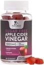 Apple Cider Vinegar Gummies för viktminskning 1000mg - Vegan Apple Vinegar Gummy för Detox & Cleanse, ACV Supplement Pills, Vitamin B12, Sugar Free ACV Gummy, Non-GMO, Nature's Nutrition - 60 Gummies