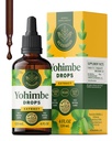HERBAMAMA Yohimbe Supplements for Men & Women - Vegan Overall Support med Yohimbe Bark Extract - Non-GMO, Alcohol & Sugar-Free Yohimbine Tincture, 84-Day Supply