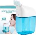 Nasal Irrigation System, Nasal Rinse Machine, Sinus Rinse Machine, Sinus Cleaner Machine med Water Tank & Waste Collection Tank - Nose Cleaner för Sinus, Sinus Adult, Allergy Relief - Blue