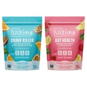 Ultima Replenisher Electrolyte Powder Drink Mix Bundle - Sugar Free - Crave Killer och Gut Health, 14 Stickpacks - 6 Electrolytes och mineraler - Keto Friendly, Vegan, Non-GMO