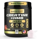 Kreatin HMB Supplements for Men and Women w/Essential Amino Acids | EAA & BCAA Powder Mix | Kreatinmonohydratpulver och HMB | EAAS & BCAAS | Made in USA & 3rd Party Tested