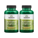 Swanson aktiverat kol - naturligt tillskott som stöder hälsosam absorption - hjälper w / uppblåsthet och upprätthålla tarmregularitet - (120 kapslar, 520 mg per portion) 2 Pack