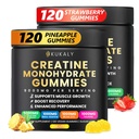 Kreatinmonohydrat Gummies för män och kvinnor, 9000MG Creatine Gummies Sugar Free -BCAA 2:1, B12 B6 för ökad styrka, fokus och uthållighet, Vegan, icke-GMO